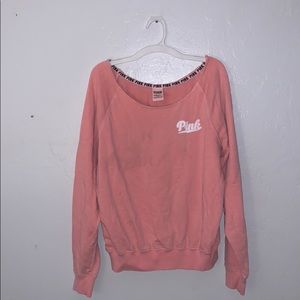 PINK Coral Long-Sleeve Top
